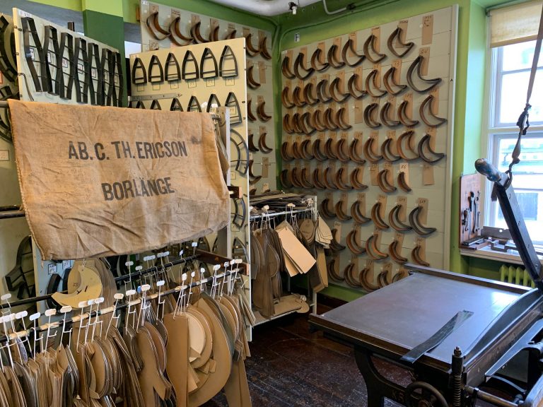 Mallar på hattfabriken CTH Ericson of Sweden AB